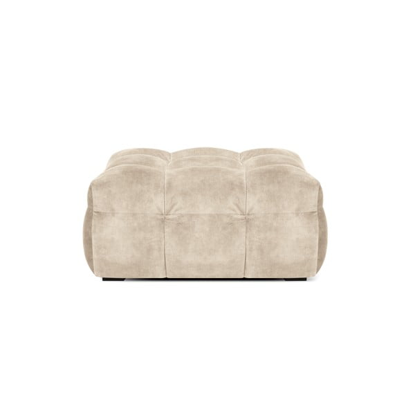 Pouf in velluto beige Vesta - Windsor & Co Sofas-image-3