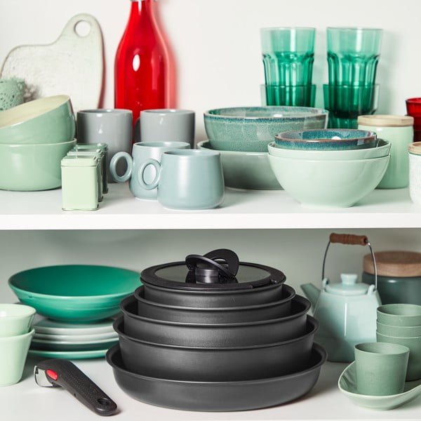 Set di pentole in alluminio 20 pezzi Ingenio Daily Chef On - Tefal-image-1