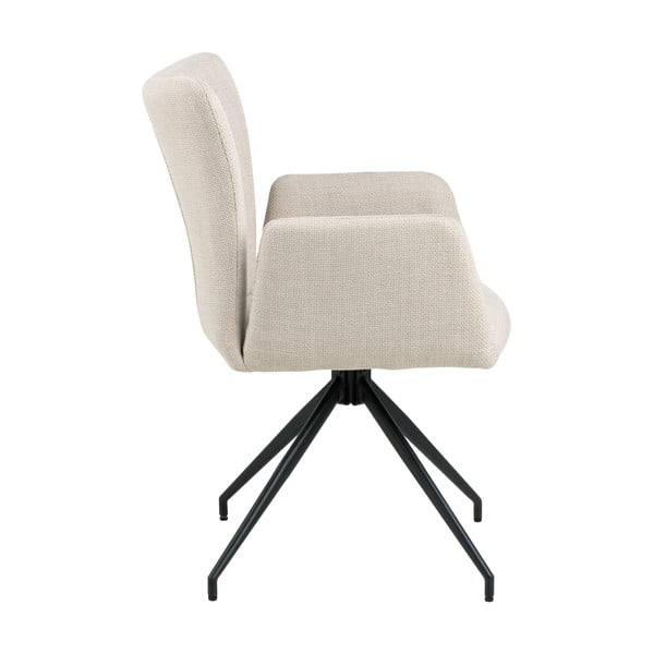 Set di sedie da pranzo beige in imbottito con braccioli 2 pz Laura – Actona-image-4