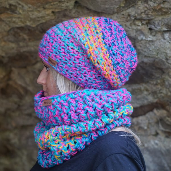 Cappello lavorato a mano all'uncinetto Mixxxed - DOKE-image-2