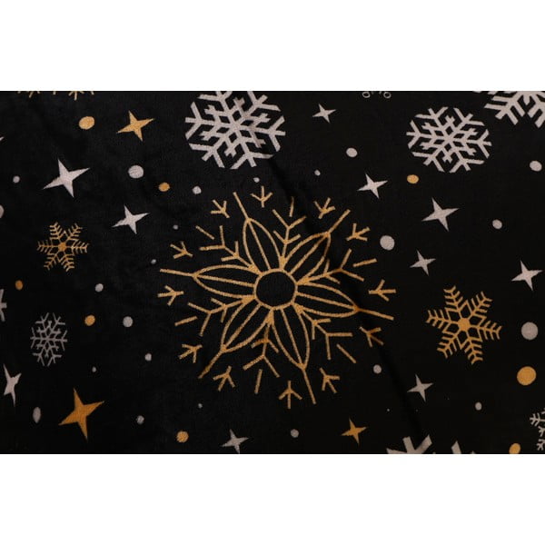 Biancheria da letto singola nera micro felpata 140x200 cm - My House-image-2