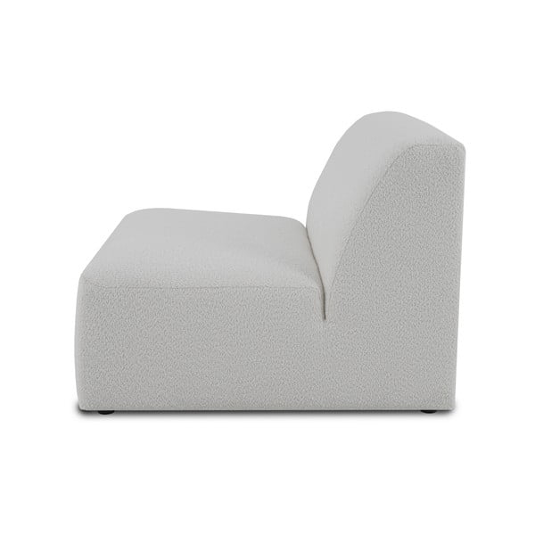 Modulo divano bouclé bianco (parte centrale) Roxy - Scandic-image-2