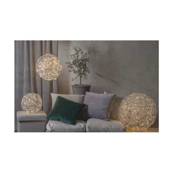 Decorazione luminosa a LED per esterni in acciaio inox, ø 37,5 cm Trassel - Star Trading-image-1