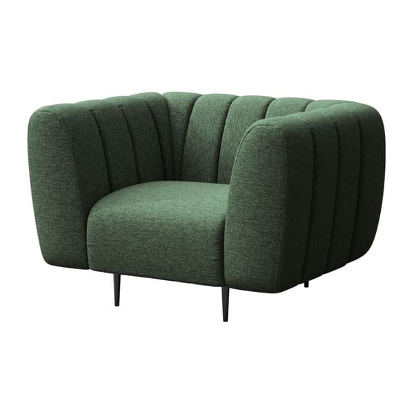 Poltrona in verde scuro Shel – Ghado-image-2