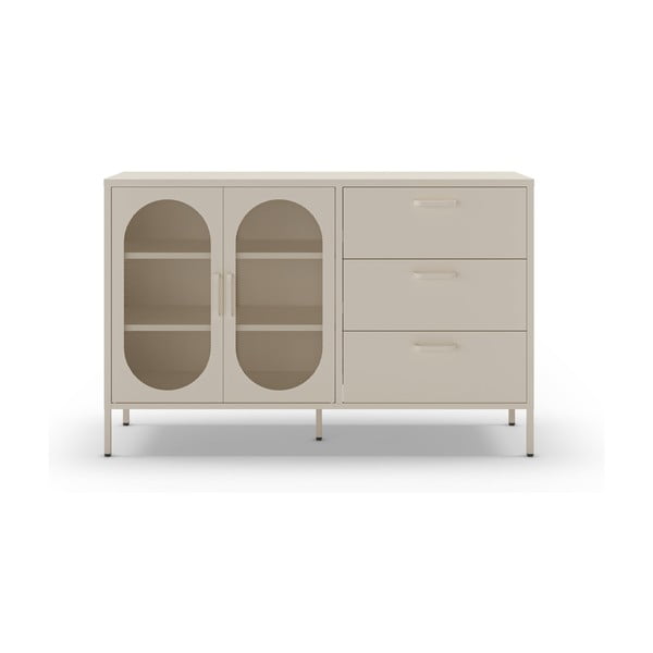 Cassettiera color crema 140x90 cm Diora - Marckeric