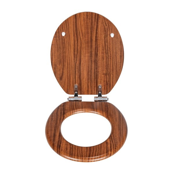 Sedile per WC con chiusura automatica 37 x 43 cm - Wenko-image-1