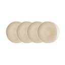 Set di piatti greige in gres 4 pz ø 21 cm Viola – House Nordic