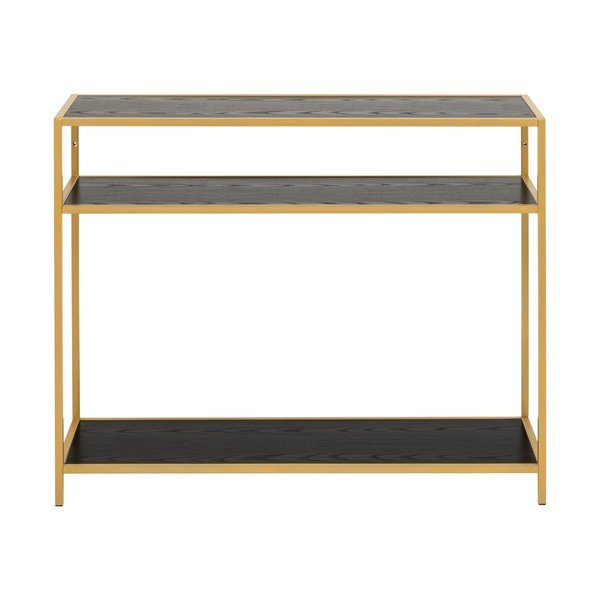 Tavolo consolle nero 35x100 cm Seaford - Actona-image-2
