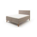 Letto boxspring beige 160x200 cm Stockholm – Meise Möbel