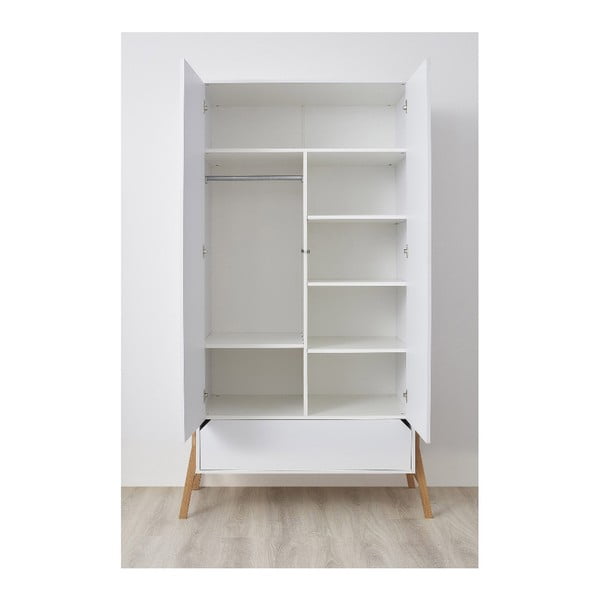 Armadio bianco a due ante Lotta - BELLAMY-image-2