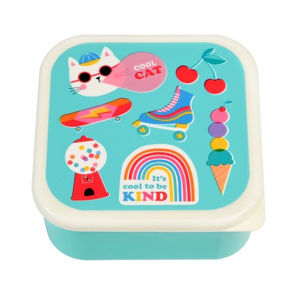 Portapranzo per bambini turchesi 3 pz Top Banana – Rex London-image-2