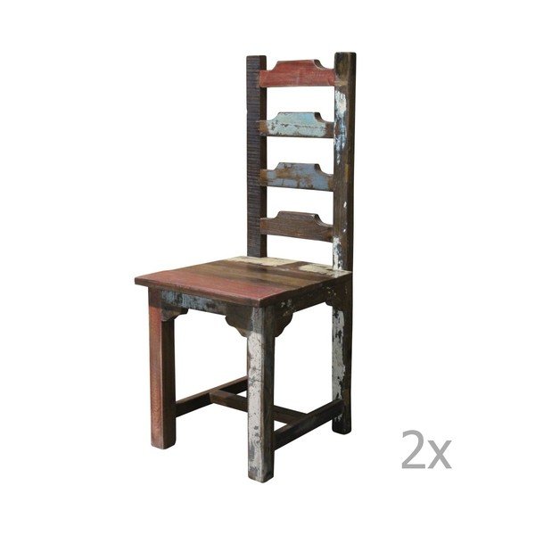 Set di 2 sedie da pranzo in legno esotico Avila - Støraa