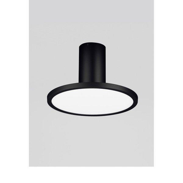 Plafoniera LED nera opaca in alluminio con struttura flessibile Ekei – Nova Luce-image-4
