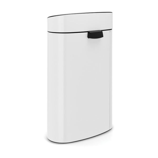 Cestino per la spazzatura in acciaio bianco touch 40 l Touch Bin – Brabantia-image-3