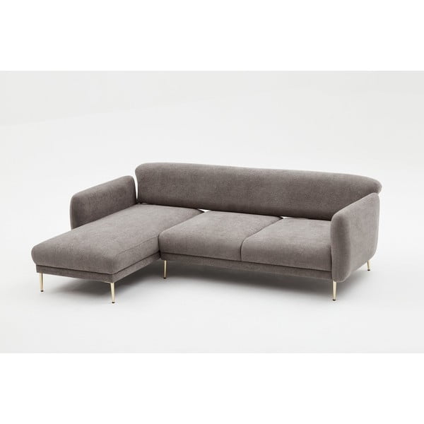 Divano angolare grigio (con penisola a sinistra/con chaise lounge) Simena – Balcab Home-image-2