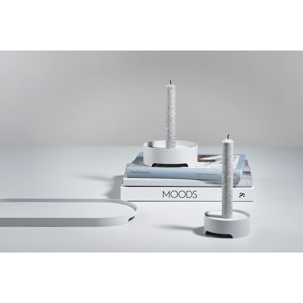 Vassoio di servizio in acciaio grigio chiaro Singles - Zone-image-2