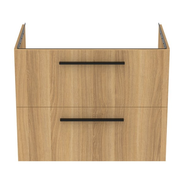 Mobile per lavabo in rovere naturale a sospensione 80x63 cm i.Life B - Ideal Standard-image-4