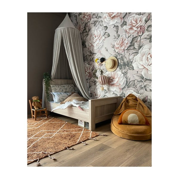 Tappeto in cotone marrone fatto a mano, 100 x 150 cm Lassa - Nattiot-image-3