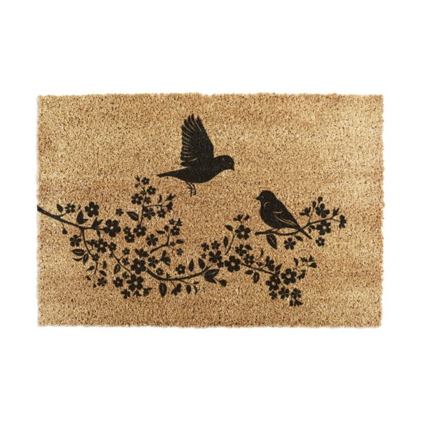 Zerbino in fibre di cocco 60x90 cm Birds On a Tree – Artsy Doormats