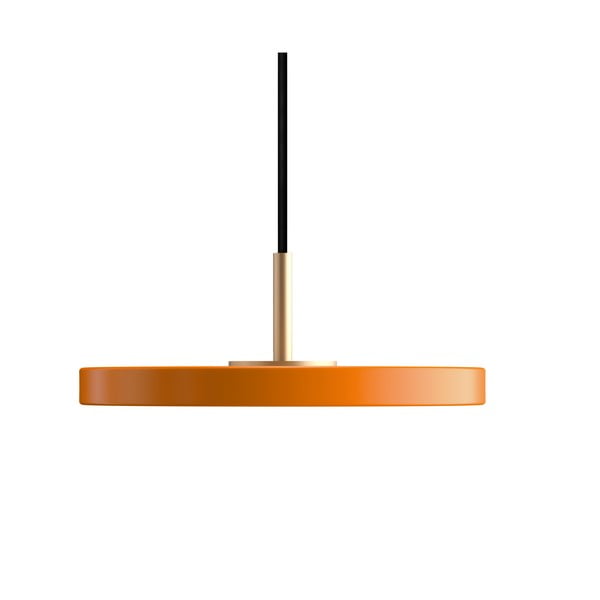 Lampada a sospensione LED arancione con paralume in metallo ø 15 cm Asteria Micro - UMAGE-image-4