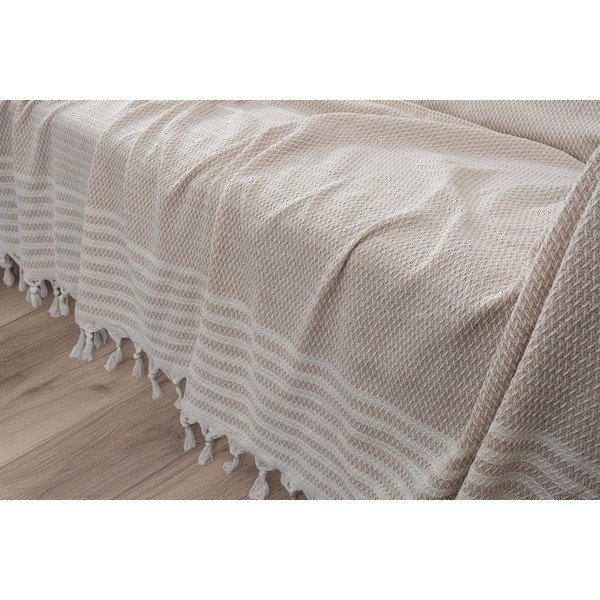 Coperta color crema 220x180 cm Sophia  – Mijolnir-image-1