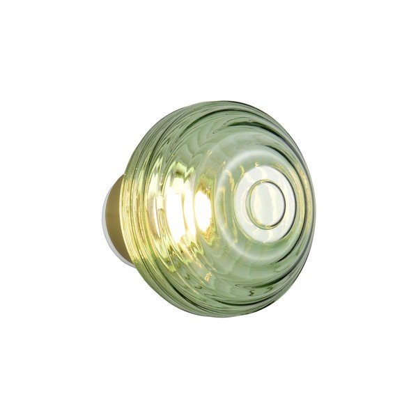 Lampada da parete LED verde in vetro con ricarica USB ø 15,5 cm Earl – Reality-image-4