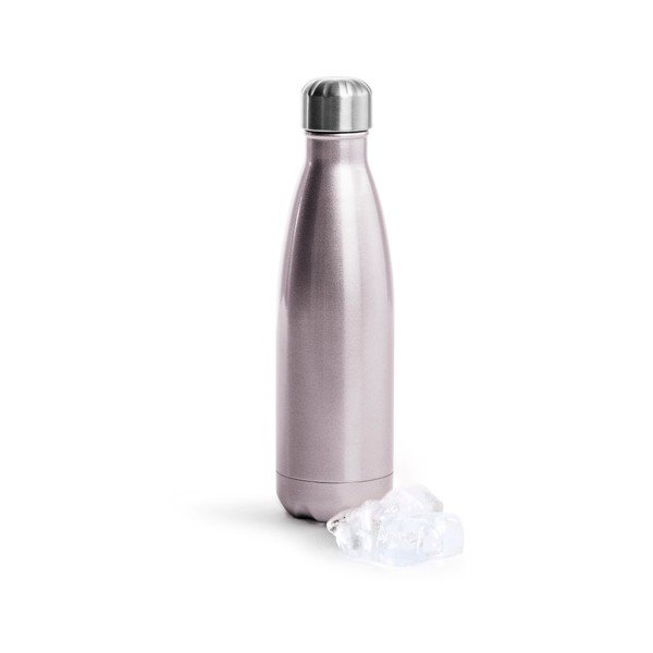 Bottiglia termica Hot&Cold in acciaio inox rosa, 500 ml - Sagaform-image-1