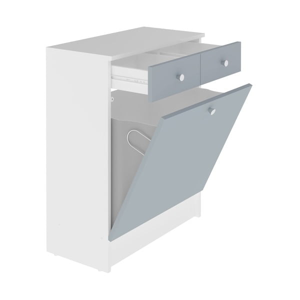 Mobile bagno grigio e bianco 60x82 cm Combi - TemaHome-image-3