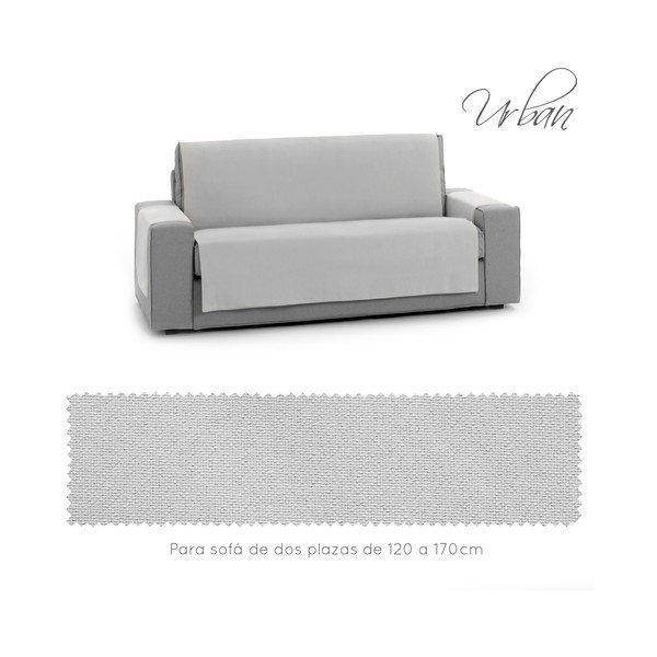 Copridivano 2 posti grigio chiaro Urban - Casa Selección-image-2