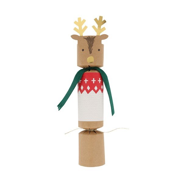 Set di 6 cracker natalizi Reindeers in Jumpers - Meri Meri-image-4