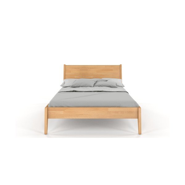 Letto matrimoniale in legno di faggio 160 x 200 cm Visby Radom - Skandica-image-2