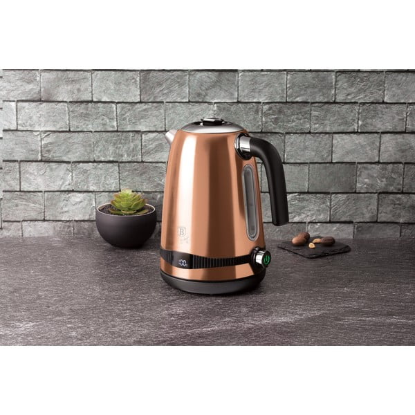 Bollitore 1,7 l Rosegold Metallic Line - BerlingerHaus-image-1
