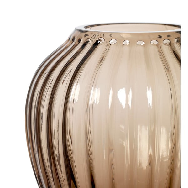 Vaso in vetro marrone fatto a mano Hammershøi - Kähler Design-image-4