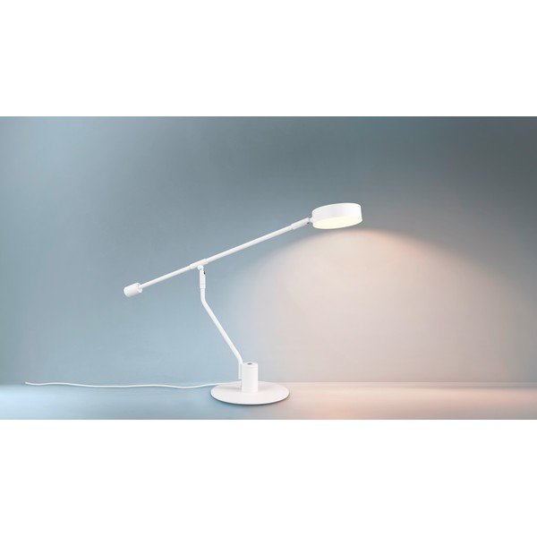 Lampada da tavolo LED bianco opaco con struttura flessibile (altezza totale 64 cm) Manduro – Trio-image-3