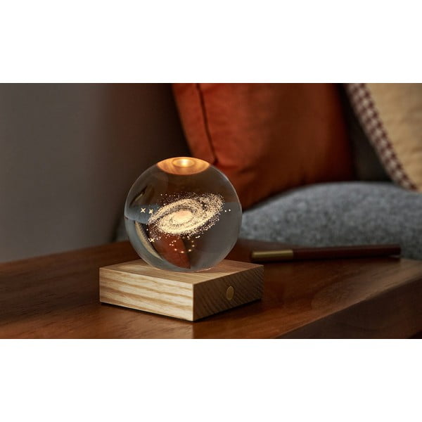 Decorazione luminosa marrone scuro con ricarica USB Amber – Gingko-image-1