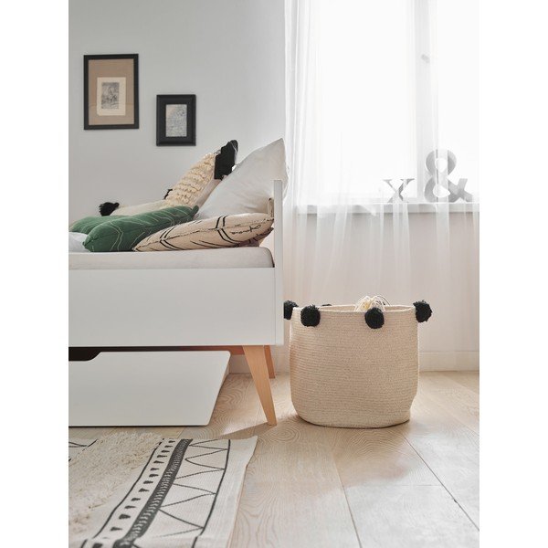 Cassetto bianco sotto il letto dei bambini 70x140 cm Swing - Pinio-image-1