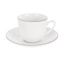 Tazzina per cappuccino bianca in porcellana 210 ml Decora – Orion