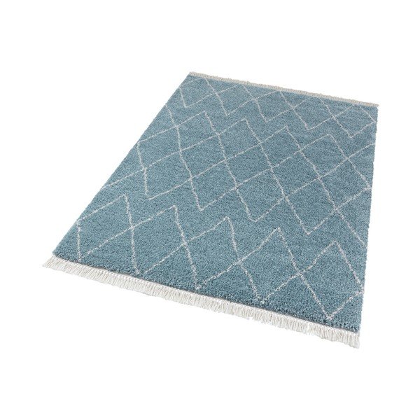 Tappeto blu Galluya, 160 x 230 cm - Mint Rugs-image-3