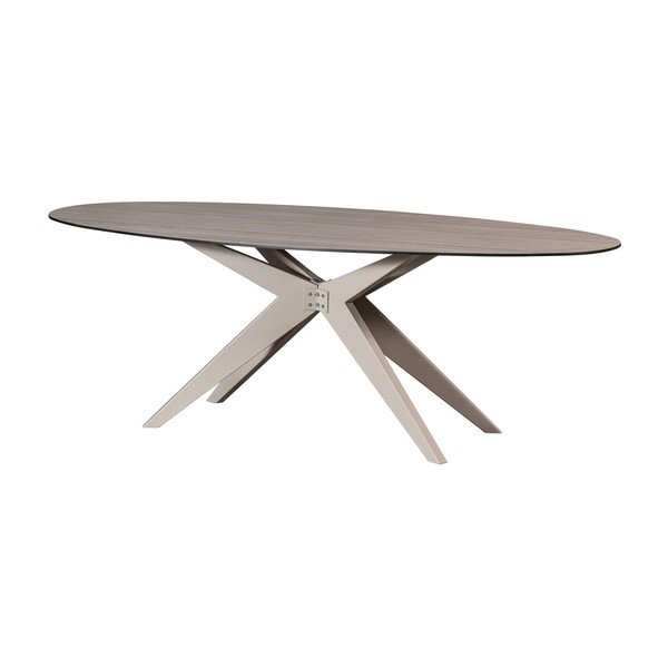 Tavolo da pranzo da giardino in alluminio 100x220 cm Elk - Exotan-image-2