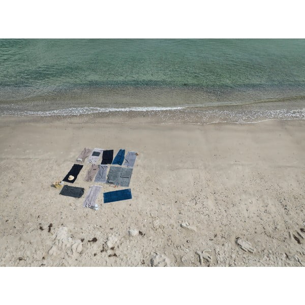 Telo da bagno in cotone grigio 140x70 cm Classic - Zone-image-2