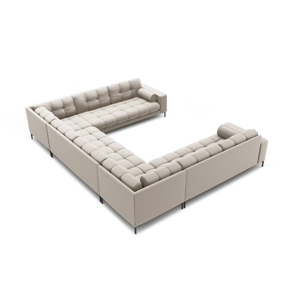 Divano angolare a U beige Bali - Cosmopolitan Design-image-4
