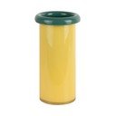 Vaso giallo in vetro (altezza totale 23,5 cm) Plegado  – PT LIVING