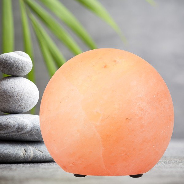 Lampada di sale arancione, altezza 14 cm Sally - LAMKUR-image-1