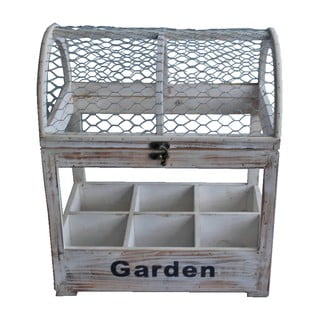Supporto per fiori in legno (altezza totale 39 cm) – Garden Pleasure
