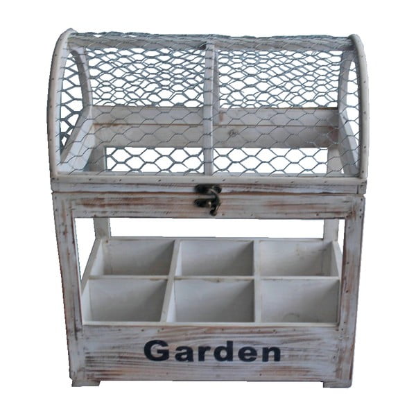 Supporto per fiori in legno (altezza totale 39 cm) – Garden Pleasure-image-1