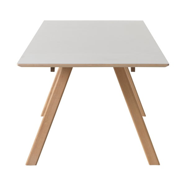 Tavolo da pranzo grigio , 180 x 90 cm Bilbao - Unique Furniture-image-2