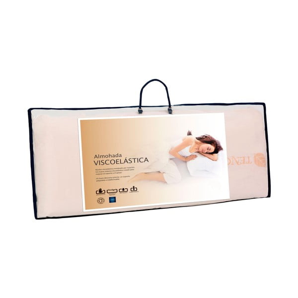 Cuscino anatomico con imbottitura in memory foam 34x90 cm Tencel - Moonia-image-2