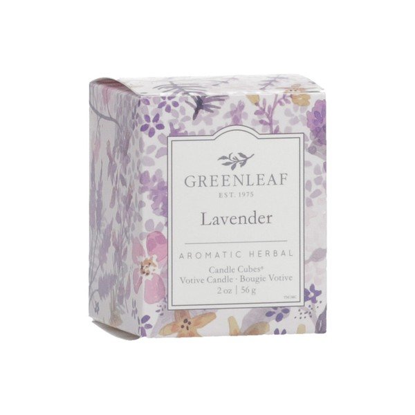 Candela al profumo di lavanda, durata di combustione 15 ore Lavender - Greenleaf