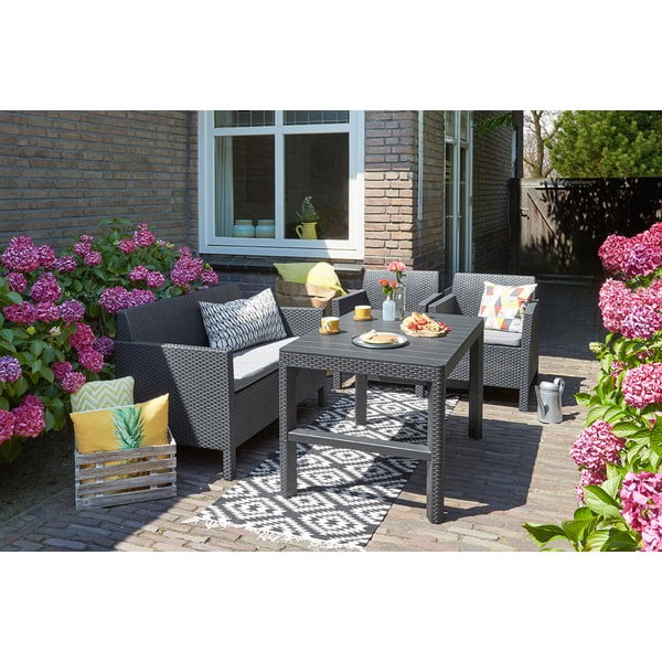 Tavolo da giardino 72x116 cm Lyon - Keter-image-4