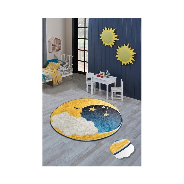 Tappeto per bambini , ⌀ 140 cm Moon - Conceptum Hypnose-image-3